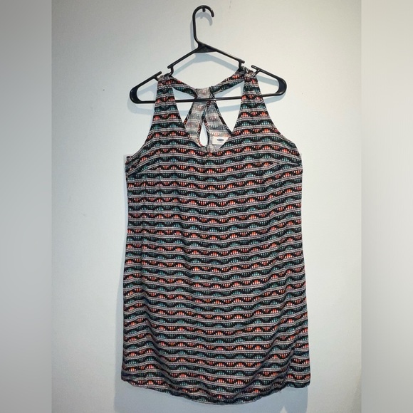 Old Navy Racer Back Geometric Pattern Dress • Size Medium - Picture 3 of 5